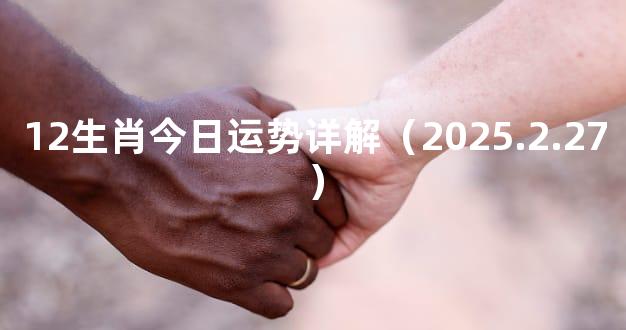 12生肖今日运势详解（2025.2.27）