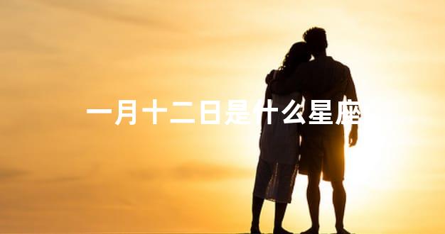 一月十二日是什么星座