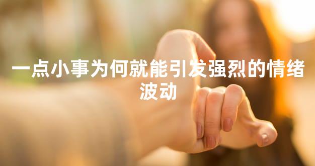 一点小事为何就能引发强烈的情绪波动