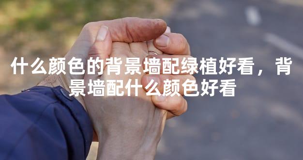 什么颜色的背景墙配绿植好看，背景墙配什么颜色好