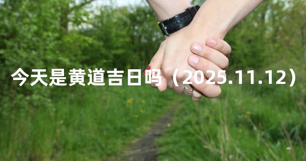 今天是黄道吉日吗（2025.11.12）