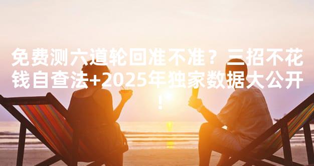 免费测六道轮回准不准？三招不花钱自查法+2025年独家数据大公开！