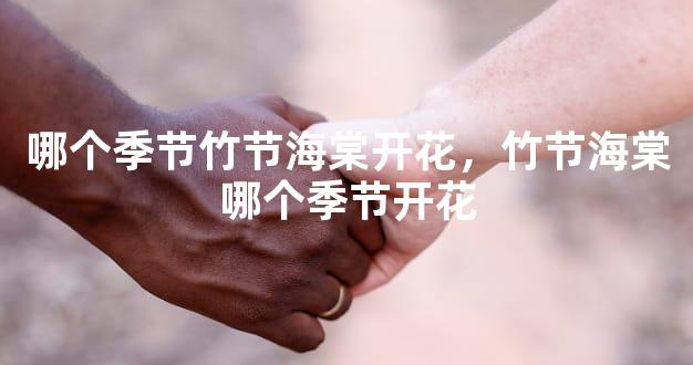 哪个季节竹节海棠开花，竹节海棠哪个季节开花