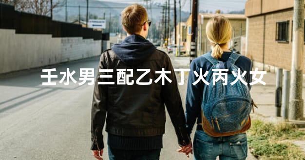 壬水男三配乙木丁火丙火女