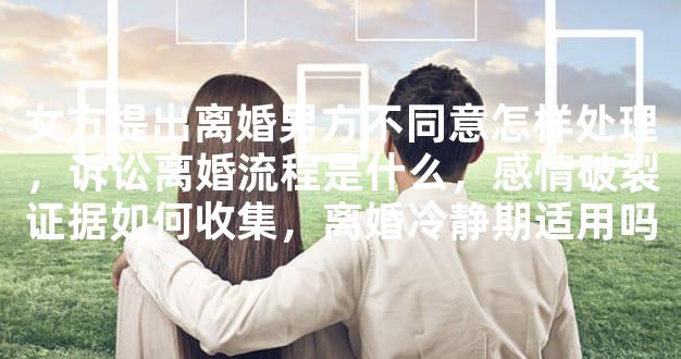 女方提出离婚男方不同意怎样处理，诉讼离婚流程是什么，感情破裂证据如何收集，离婚冷静期适用吗