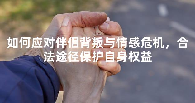 如何应对伴侣背叛与情感危机，合法途径保护自身权益