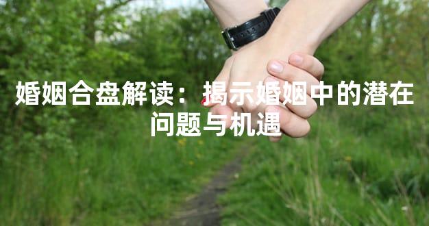 婚姻合盘解读：揭示婚姻中的潜在问题与机遇
