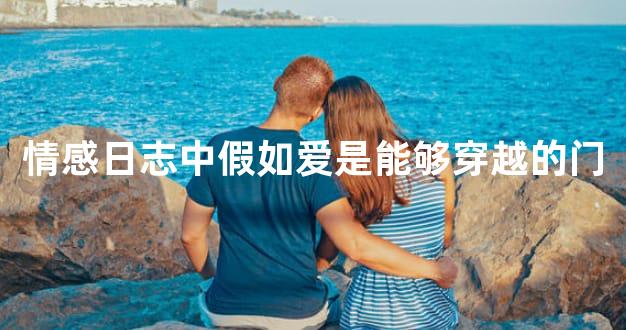 情感日志中假如爱是能够穿越的门