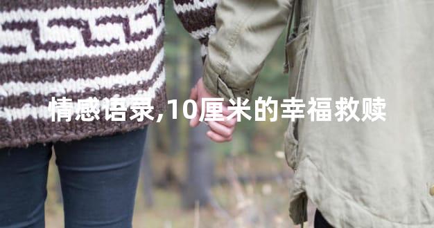 情感语录,10厘米的幸福救赎