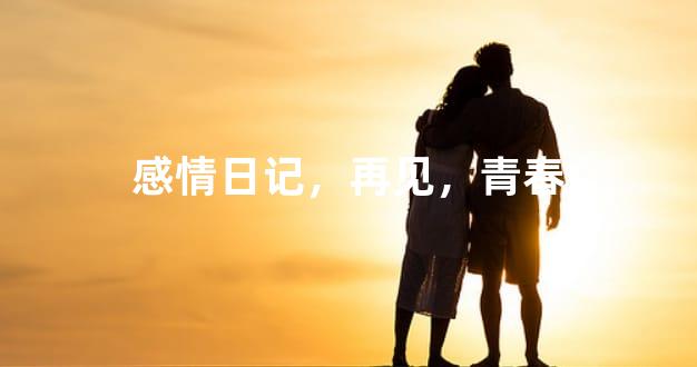 感情日记，再见，青春