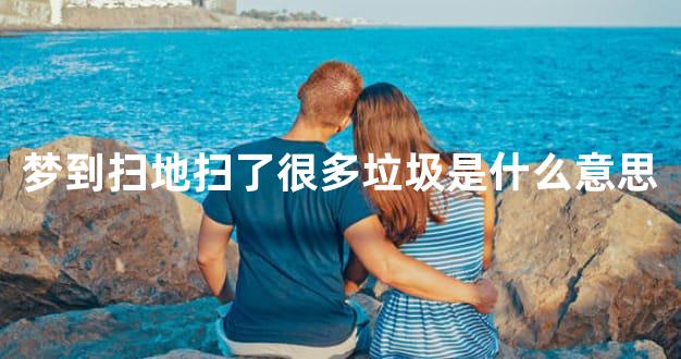 梦到扫地扫了很多垃圾是什么意思