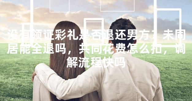没有领证彩礼是否退还男方？未同居能全退吗，共同