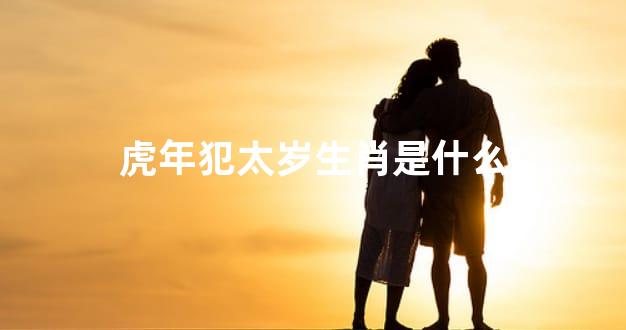 虎年犯太岁生肖是什么